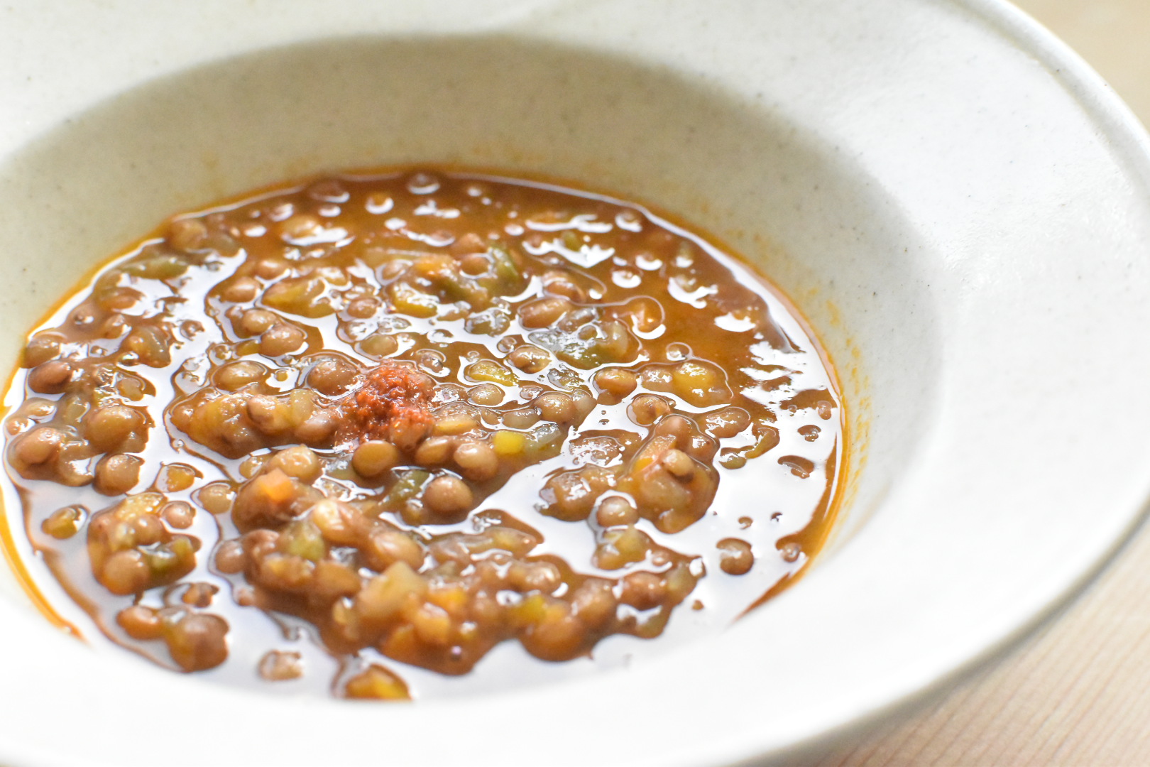 メキシコ風レンズ豆のスープ
