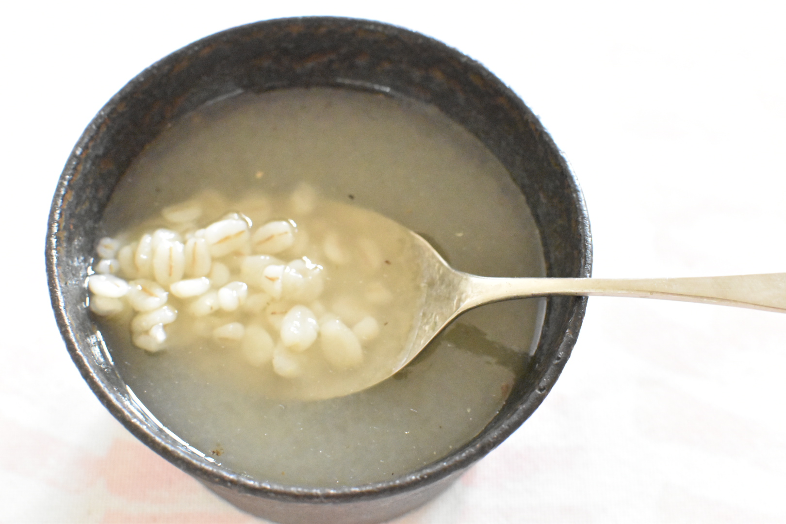 大麦と鶏の養生スープ